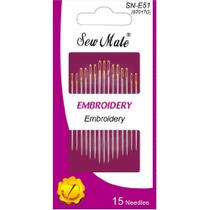 Agulha para Bordado Sew Mate - 15 unidades Agulha para Bordado Sew Mate - 15 unidades