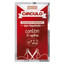 Agulha para Bordar Ponto Cruz N 22 Circulo - COR 22 Agulha para Bordar Ponto Cruz N 22 Circulo - COR 22