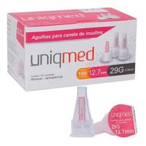 Agulha para Caneta 12,7mm 29g 0,33mm Caixa com 100 Unidades Uniqmed