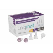 Agulha para Caneta de I nsulina 5mm x 0,25mm 31G c/ 100 Uniqmed Agulha para Caneta de I nsulina 5mm x 0,25mm 31G c/ 100 Uniqmed