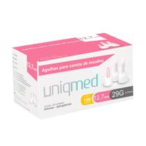 Agulha para caneta de insulina 12,7 mm 29g c/100un uniqmed