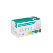 Agulha Para Caneta De Insulina 4mm 32g C/100un Uniqmed