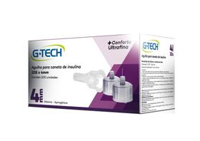 Agulha para Caneta de Insulina G-Tech 4mm 32g caixa com 100 unidades
