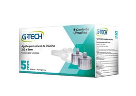 Agulha para Caneta de Insulina G-Tech 5mm 31g caixa com 100 unidades