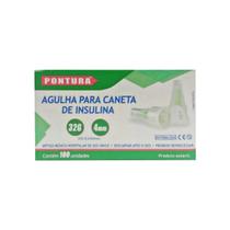 Agulha Para Caneta De Insulina Ultra Fina 4mm 32g C/100un