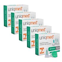 Agulha para Caneta Universal Original Uniqmed 4mm 32g 0,23mm Kit com 5 Caixas de 7 Unidades Agulha para Caneta Universal Original Uniqmed 4mm 32g 0,23mm Kit com 5 Caixas de 7 Unidades