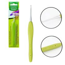 Agulha para Crochê Clover Amour 2.0mm Verde 14cm Agulha para Crochê Clover Amour 2.0mm Verde 14cm