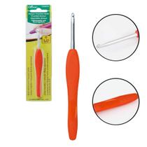 Agulha para Crochê Clover Amour 3.25mm Laranja Emborrachada Agulha para Crochê Clover Amour 3.25mm Laranja Emborrachada