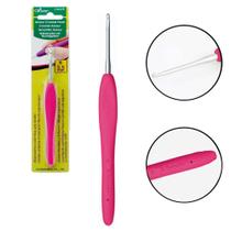 Agulha para Crochê Clover Amour 3.5mm Rosa 14cm Agulha para Crochê Clover Amour 3.5mm Rosa 14cm