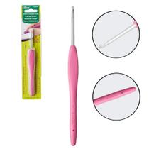 Agulha para Crochê Clover Amour 3.75mm, Rosa Claro 14cm Agulha para Crochê Clover Amour 3.75mm, Rosa Claro 14cm