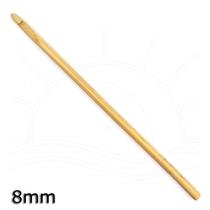 Agulha para Crochê de Bambu @pragentemiuda