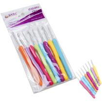 Agulha para Croche KIT C/08 Agulhas Sort.cabo SIL Agulha para Croche KIT C/08 Agulhas Sort.cabo SIL