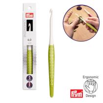 Agulha para Crochê Prym Ergonomics Profissional 6.0mm Agulha para Crochê Prym Ergonomics Profissional 6.0mm