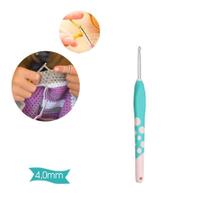 Agulha Para Crochê Sew Mate Aluminium Cabo Ergonomic 4.0Mm