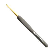 Agulha Para Crochê Tulip Etimo Gold C/ Cabo Emborrachado