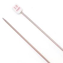 Agulha para Tricô Alumínio Color Telanipo - 35cm Agulha para Tricô Alumínio Color Telanipo - 35cm