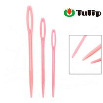 Agulha Plástica para Lã e Tapeçaria - Kit com 3 - Tulip