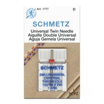 Agulha Schmetz Dupla 130/705 H-ZWI 1,6 Pontos Decorativos Agulha Schmetz Dupla 130/705 H-ZWI 1,6 Pontos Decorativos