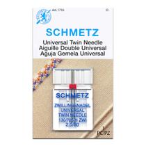 Agulha Schmetz Dupla 130/705 H-ZWI 2,0 Pontos Decorativos