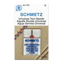 Agulha Schmetz Dupla 130/705 H-zwi 2,5 Pontos Decorativos Agulha Schmetz Dupla 130/705 H-zwi 2,5 Pontos Decorativos