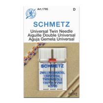 Agulha Schmetz Dupla 130/705 H-zwi 4,0 Pontos Decorativos