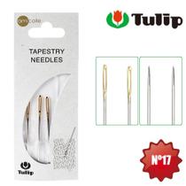 Agulha Tapestry para Bordar Tapeçaria Tulip nº 17 - 3 Unidades