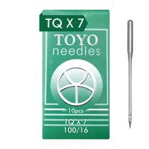 Agulha Tqx7 Toyo Needles Botoneira Botão em Pé Ponta Longa