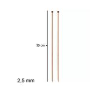 Agulha trico bambu 2,5mm circulo