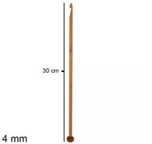 Agulha tunisiana bambu 4,0mm círculo Agulha tunisiana bambu 4,0mm círculo