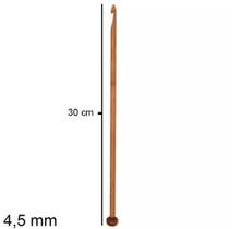 Agulha Tunisiana de Bambu 4,5 mm - Círculo