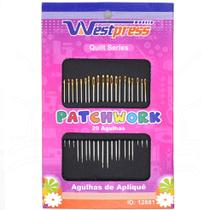 Agulha Westpress Patchwork 35/33/31,5/28,5/25,5mm - 20 unidades