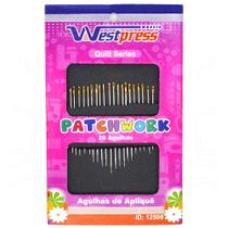 Agulha Westpress Patchwork 44/40/37/34mm - 20 unidades Agulha Westpress Patchwork 44/40/37/34mm - 20 unidades