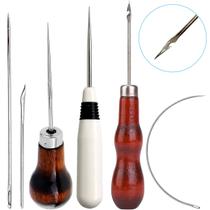 Agulhão Furador Gancho Costura Couro Sapato Lona Sovela 6pcs Agulhão Furador Gancho Costura Couro Sapato Lona Sovela 6pcs