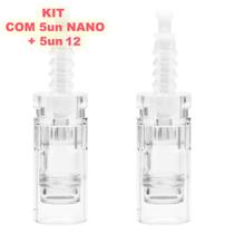 Agulhas Cartucho Caneta Derma Pen 5 un NANO 5 un 12 agulhas Agulhas Cartucho Caneta Derma Pen 5 un NANO 5 un 12 agulhas