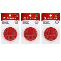 Agulhas de costura Hand Needles Singer Sorted 75 (pacote com 3)