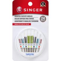 Agulhas de tapeçaria SINGER Dial Compact, tamanhos variados, conjunto de 24