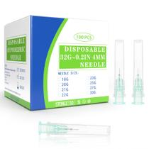 Agulhas Nonlbzu 32G 4 mm Luer Lock descartáveis 100 un. Agulhas Nonlbzu 32G 4 mm Luer Lock descartáveis 100 un.