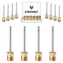 Agulhas para bomba de bola ETENWOLF, 12 unidades, latão e aço inoxidável Agulhas para bomba de bola ETENWOLF, 12 unidades, latão e aço inoxidável