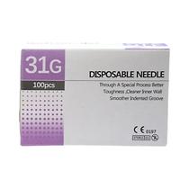 Agulhas Pequenas 100pcs 31G Seringas Indolores 4mm 6mm Ferramentas De Tatuagem Para Pálpebras