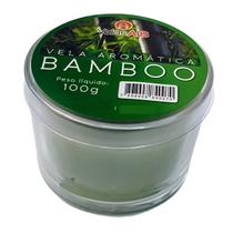 Aib vela copo aromatica bamboo pq 100g 7,3cmx5,4cm - un Aib vela copo aromatica bamboo pq 100g 7,3cmx5,4cm - un