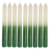 Aib vela palito tradicional bicolor kilo 18cm branca e verde Aib vela palito tradicional bicolor kilo 18cm branca e verde