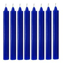 Aib vela palito tradicional kilo 18cm azul escuro granel Aib vela palito tradicional kilo 18cm azul escuro granel