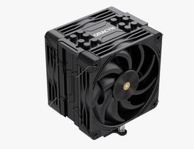 Air Cooler Fan Ventoinha de Rolamento para Processador CPU Oracyn Preto 6 Heatpipes 230W TDP 120mm LGA2011 Intel Amd