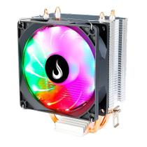 Air Cooler Led RGB Gamer para Processador Intel Lga 775 1150 1151 1155 1156 1366 1200 e Amd AM2 AM3 AM4 FM1 FM2 2 heat Pipe Rise Mode Profissional