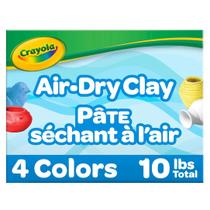 Air Dry Clay Crayola Classic Colors, 2,5 libras, conjunto de 4 para crianças