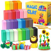 Air Dry Clay ESSENSON 27 cores para crianças com ferramentas de 3 anos ou mais Air Dry Clay ESSENSON 27 cores para crianças com ferramentas de 3 anos ou mais