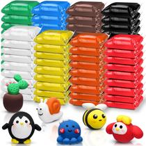 Air Dry Clay WinnerWhy Modeling Magic 38,1 onças 72 unidades para crianças Air Dry Clay WinnerWhy Modeling Magic 38,1 onças 72 unidades para crianças