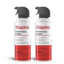 Air Duster Staples Electronics 300 ml, pacote com 2 unidades SPL10ENFR-2