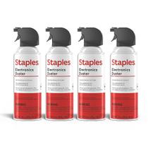 Air Duster Staples Electronics 300 ml, pacote com 4 SPL10ENFR-4