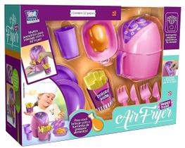 Air Fryer Brinquedo Fritadeira Cozinha Infantil Rosa Menina - Zuca Toys